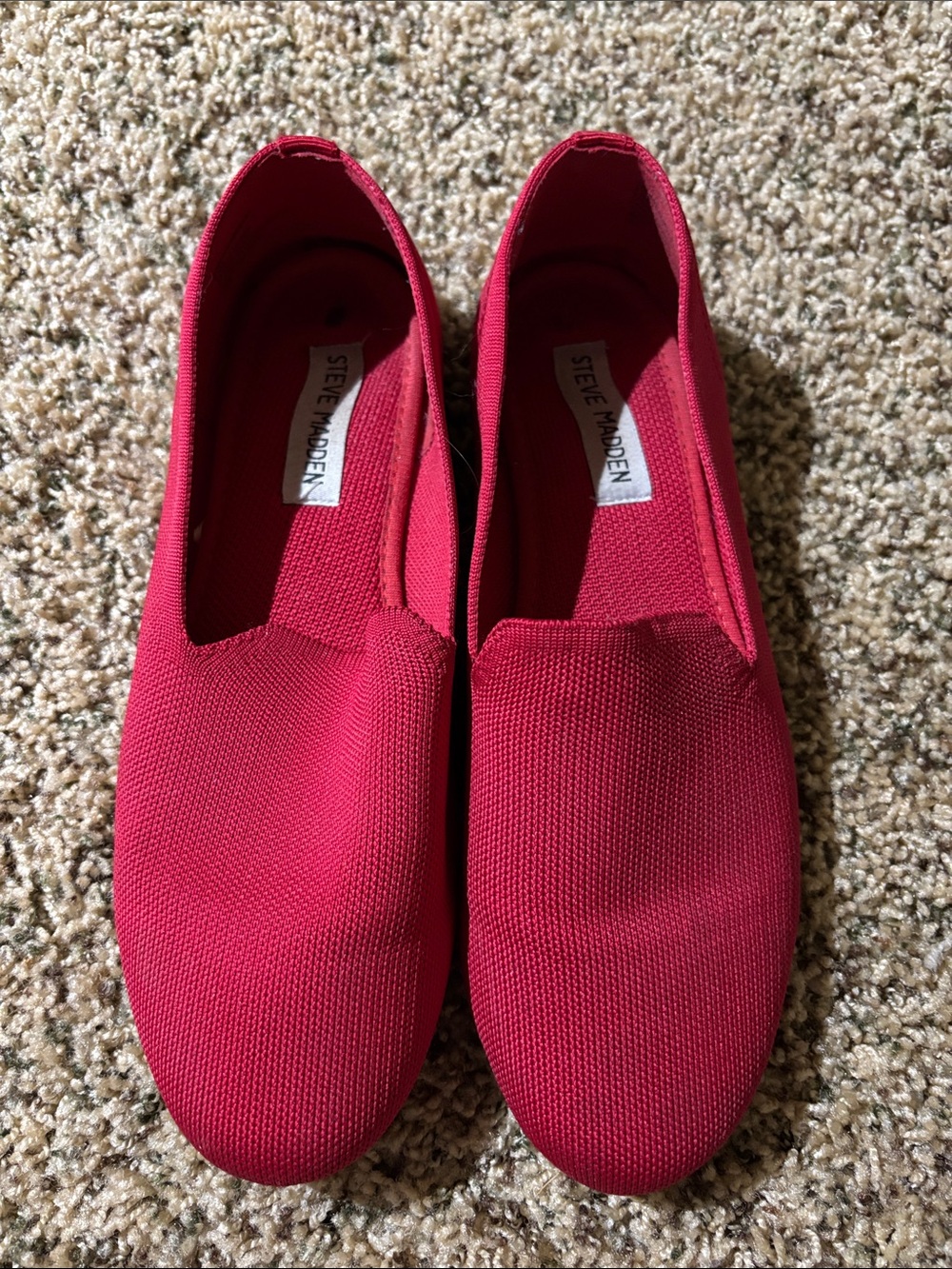 Steve Madden Women's Slip-On Flats in Red
